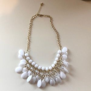 White Beaded Necklace